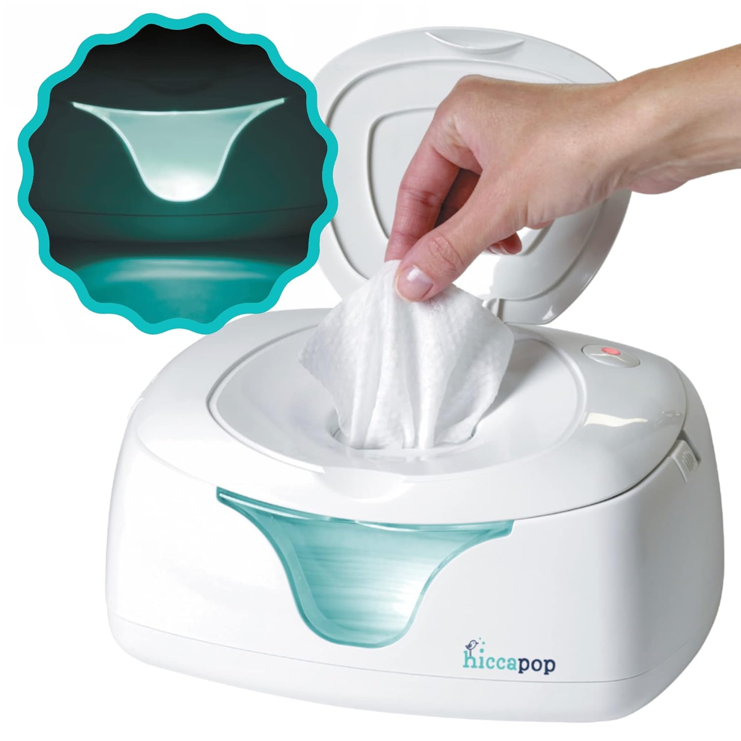 hiccapop Baby Wipe Warmer and Baby Wet Wipes Dispenser | Baby Wipes Warmer for B...