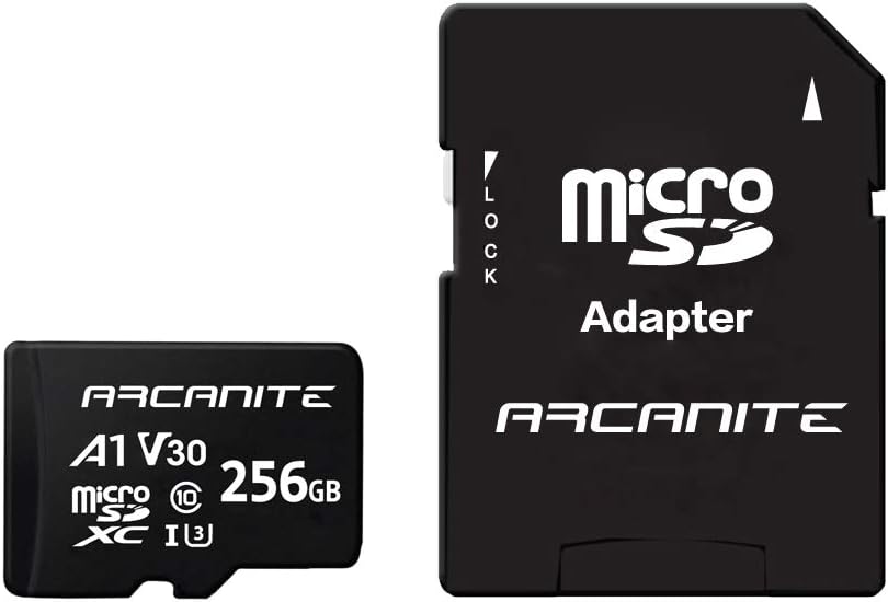 ARCANITE 256GB microSDXC Memory Card with Adapter...
