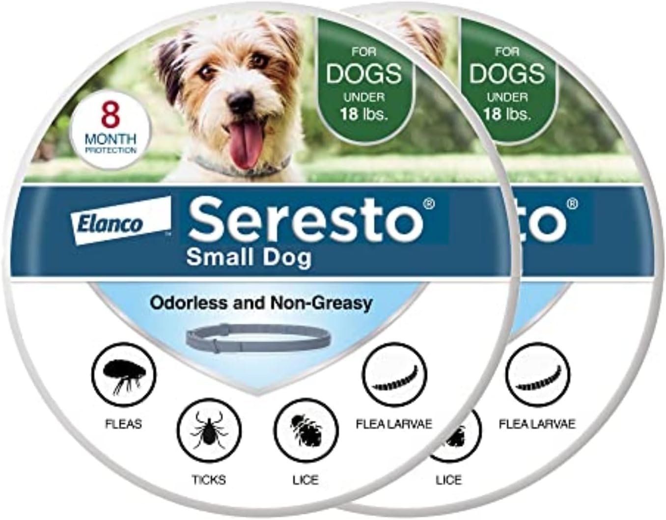 Seresto Small Dog Vet-Recommended Flea & Tick Treatment & Prevention Collar for...