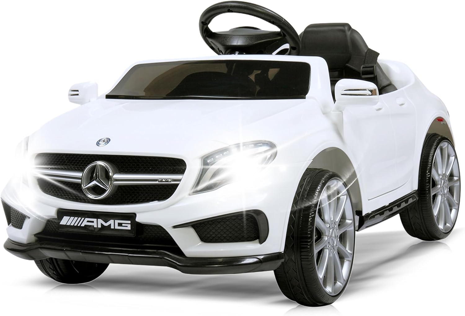 Licensed Mercedes Benz Electric Car for Kids by TOBBI,Toddler Electric Vehicle,C...