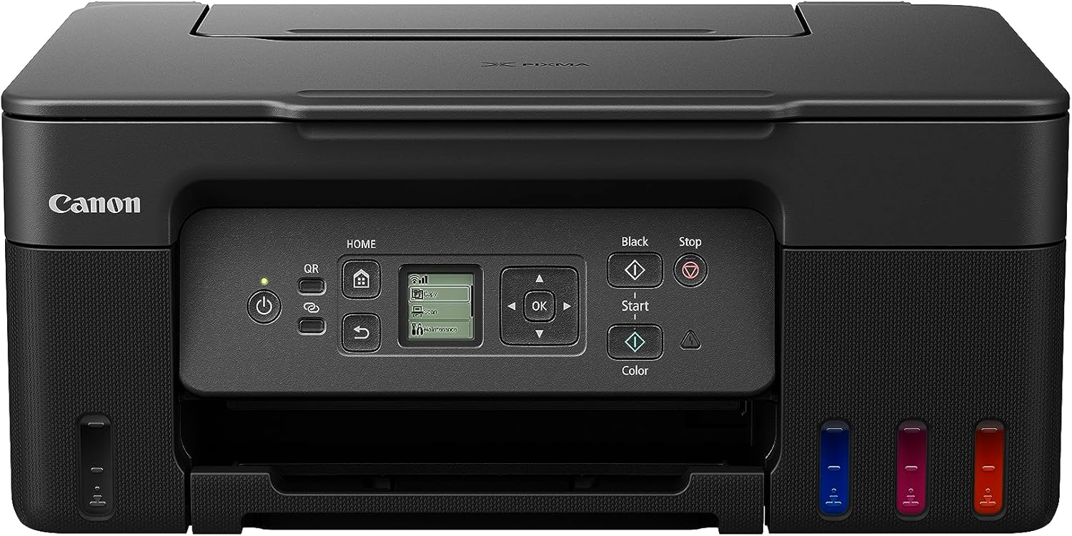 Canon PIXMA G3570 Wireless Colour 3-in-1 Refillable MegaTank Printer - A4 Print,...