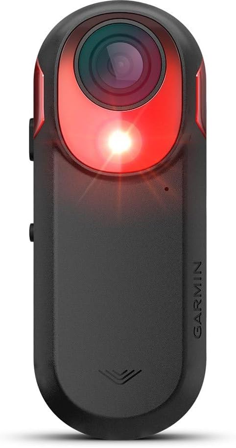Garmin Varia™ RCT715, Bicycle Radar with Camera and Tail Light, Continuous Recor...