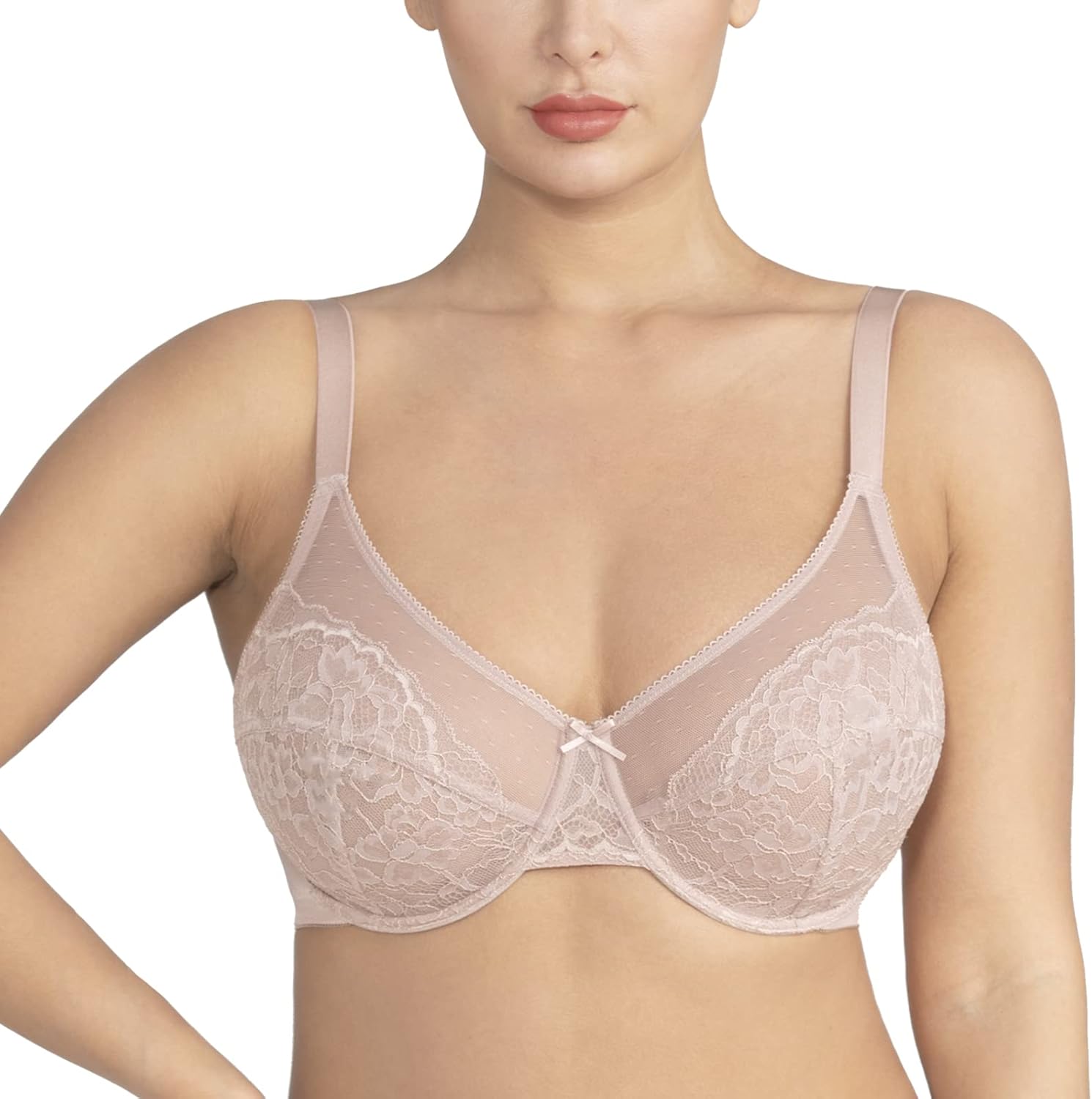 HSIA Minimizer Bras for Women Full Coverage Underwire Bras Plus Size Lifting Lac...