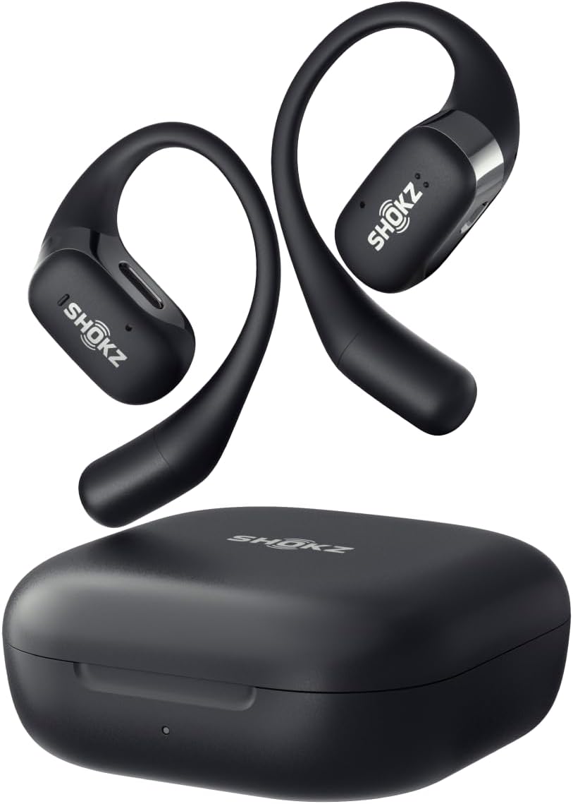 SHOKZ OpenFit - Open-Ear True Wireless Bluetooth Headphones with Microphone, Ear...