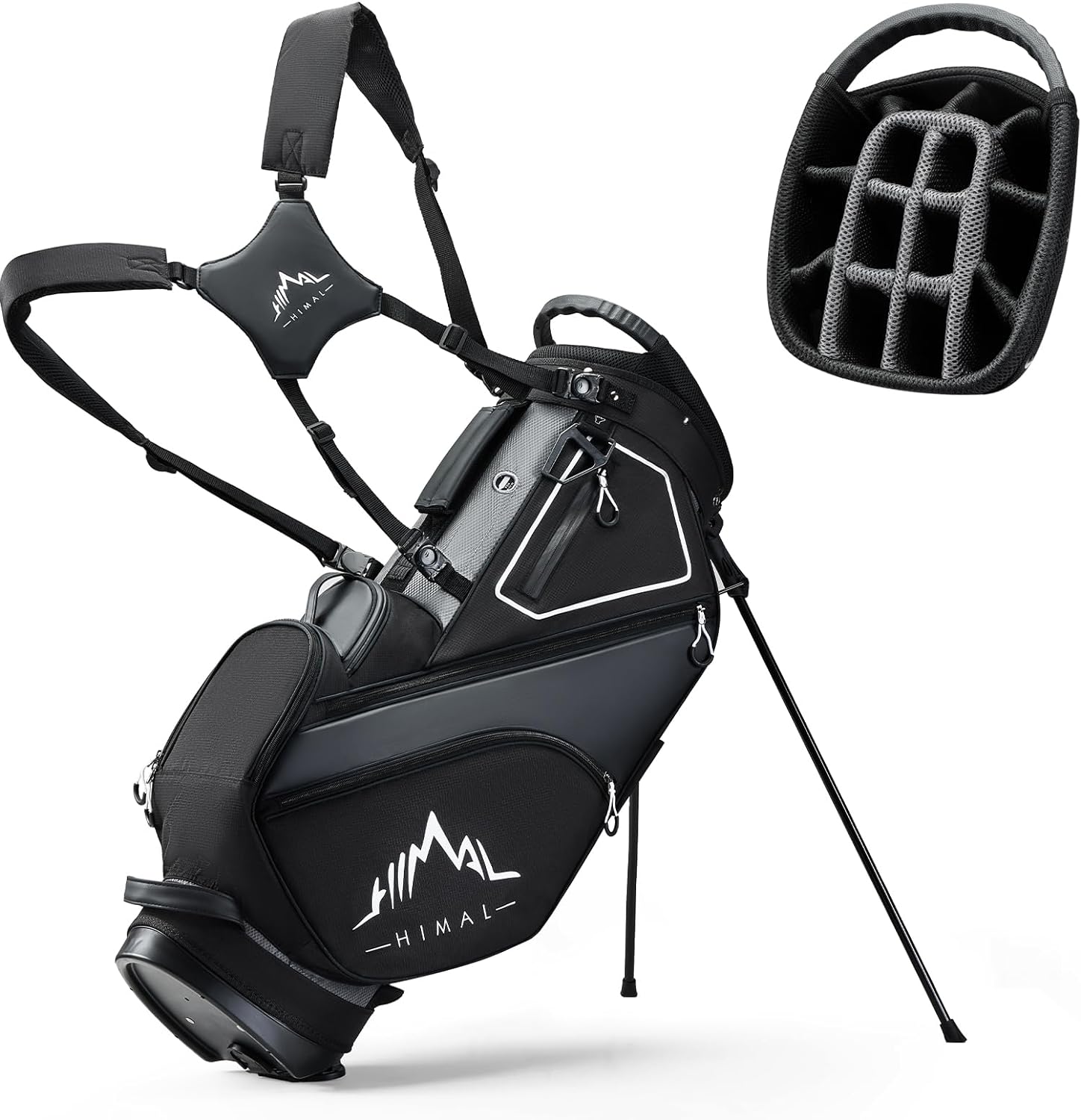 Golf Stand Bag with 14 Way Top Dividers, Lightweight Golf Bag for Men, Golf Bags...