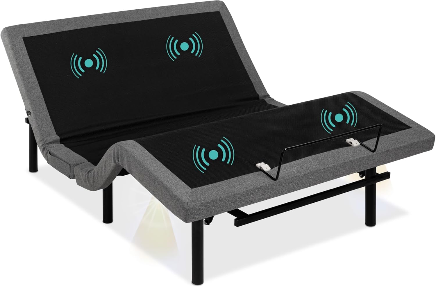 Best Choice Products Ergonomic Full Size Adjustable Bed, Zero Gravity Base for S...