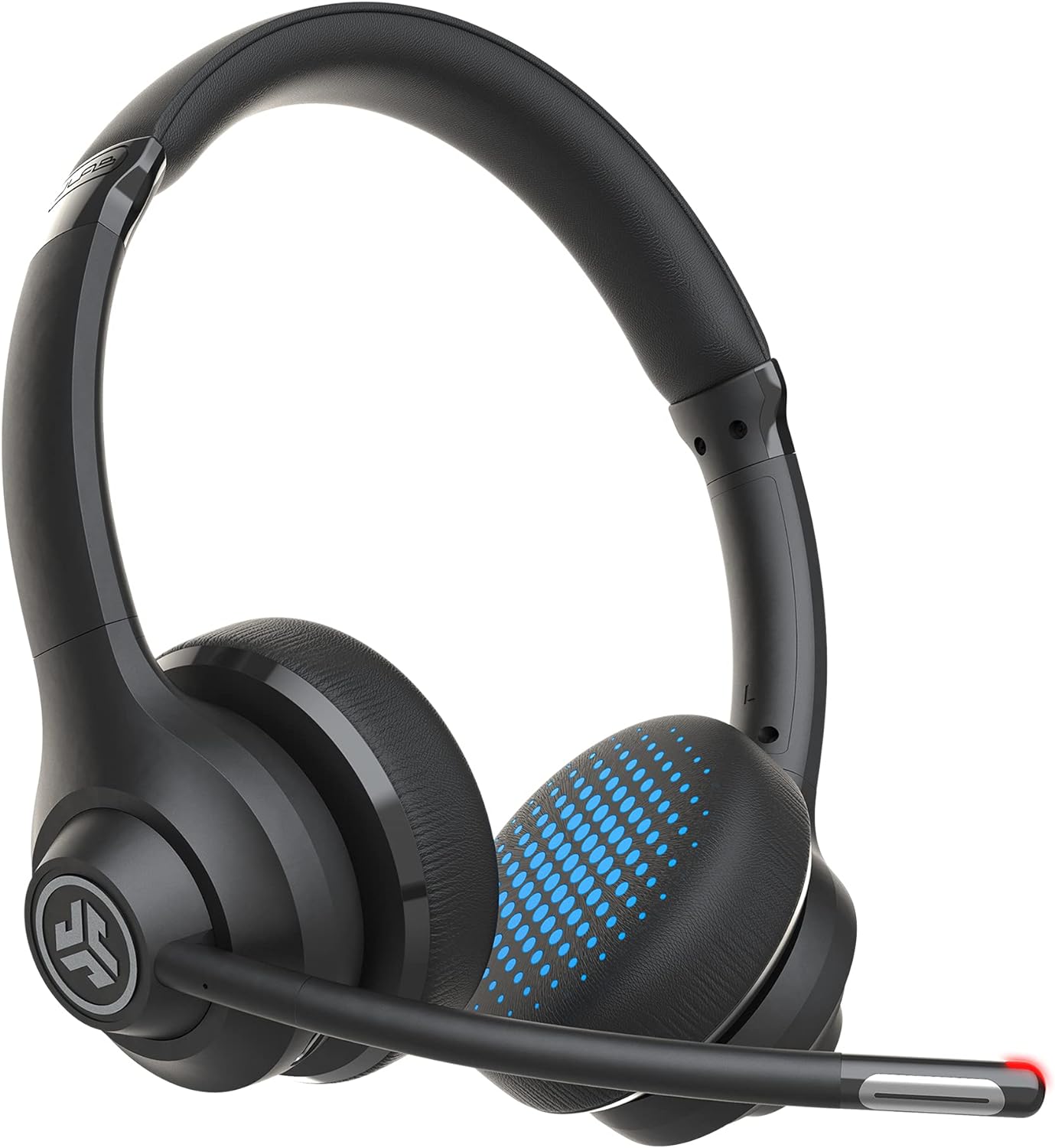 JLab Go Work Wireless Headsets with Microphone, 45+ Playtime PC Bluetooth Headse...