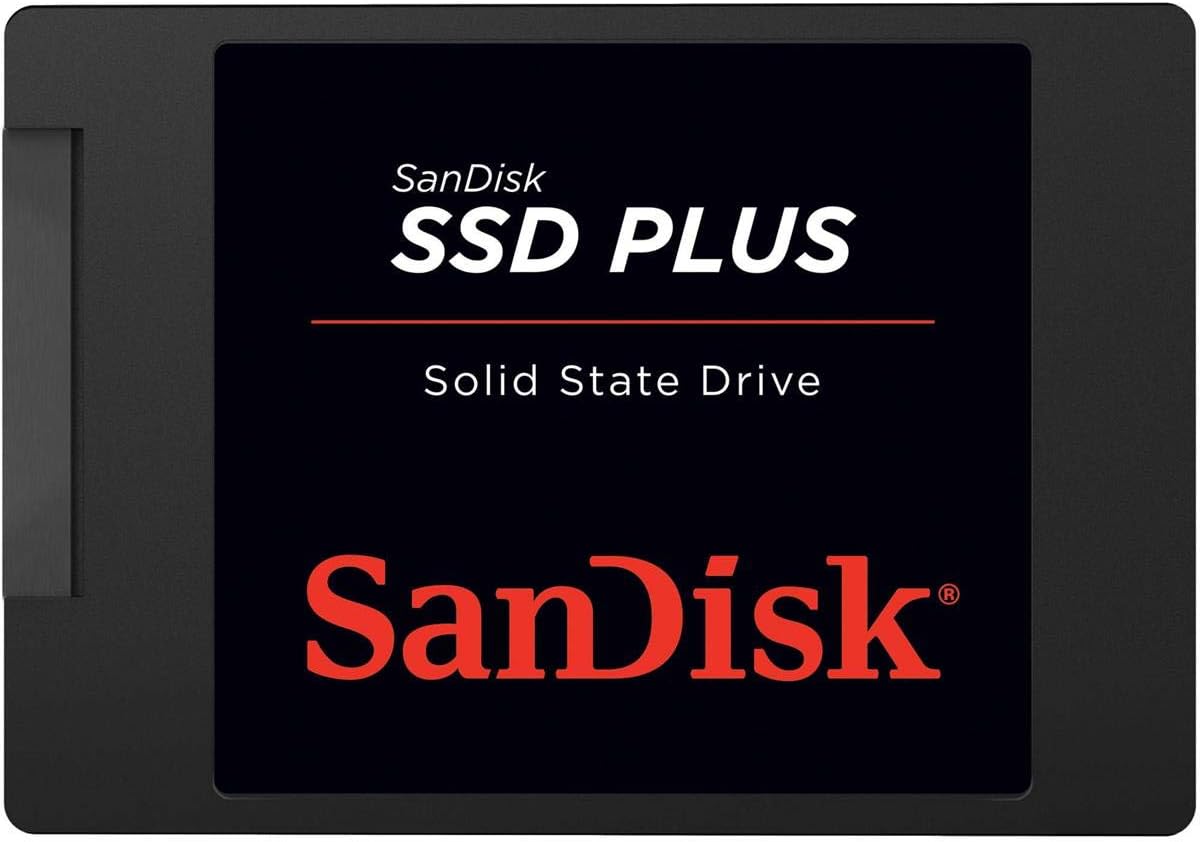 SanDisk SSD PLUS 2TB Internal SSD - SATA III 6 Gb/s, 2.5"/7mm, Up to 545 MB/s -...