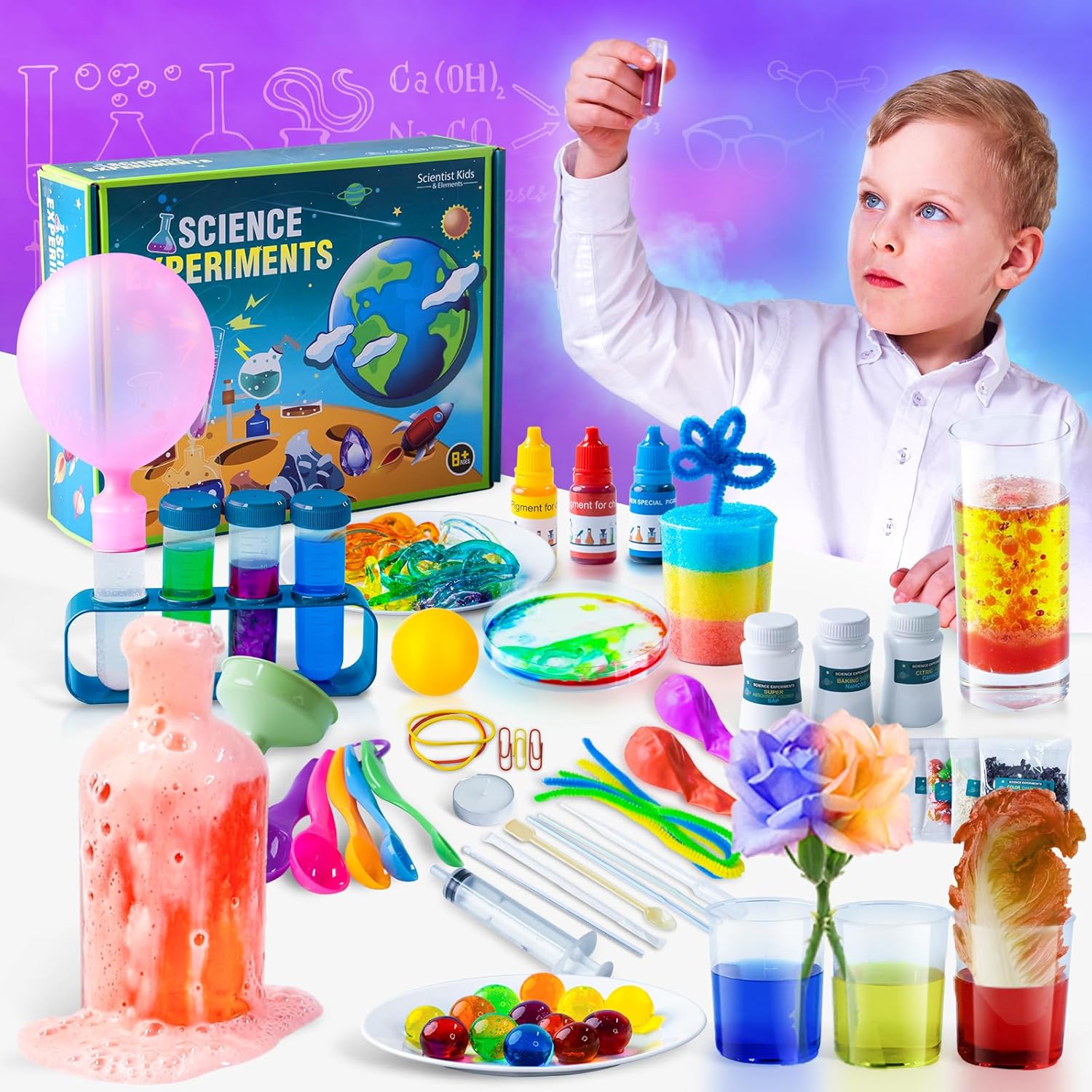 Science Kits for Kids - 50 Experiments Science Kit for Kids Age 6-12 Year Old, S...