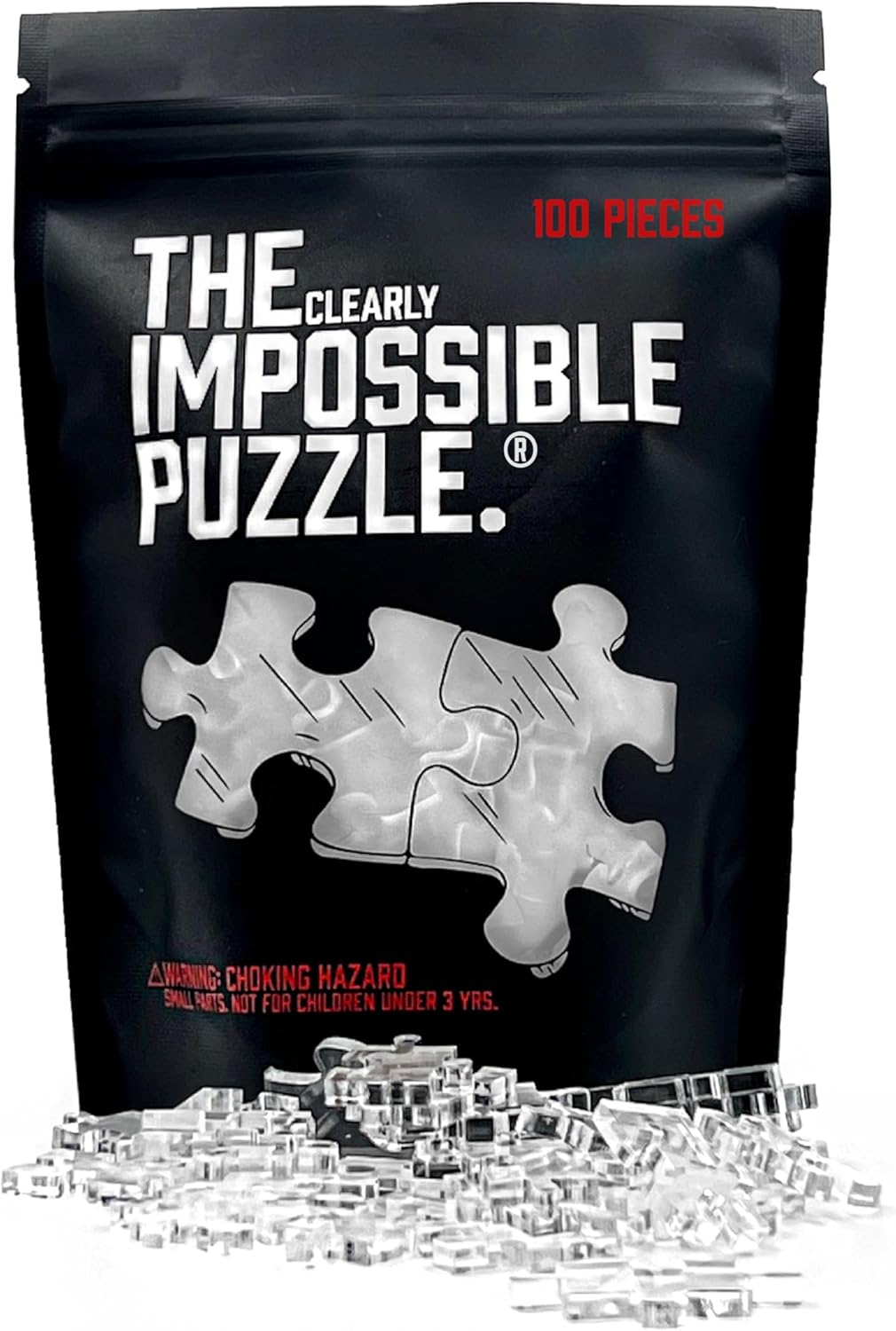 The Clearly Impossible Puzzle ® 100, 200, 500, 1000 Pieces Hard Puzzle for Adult...