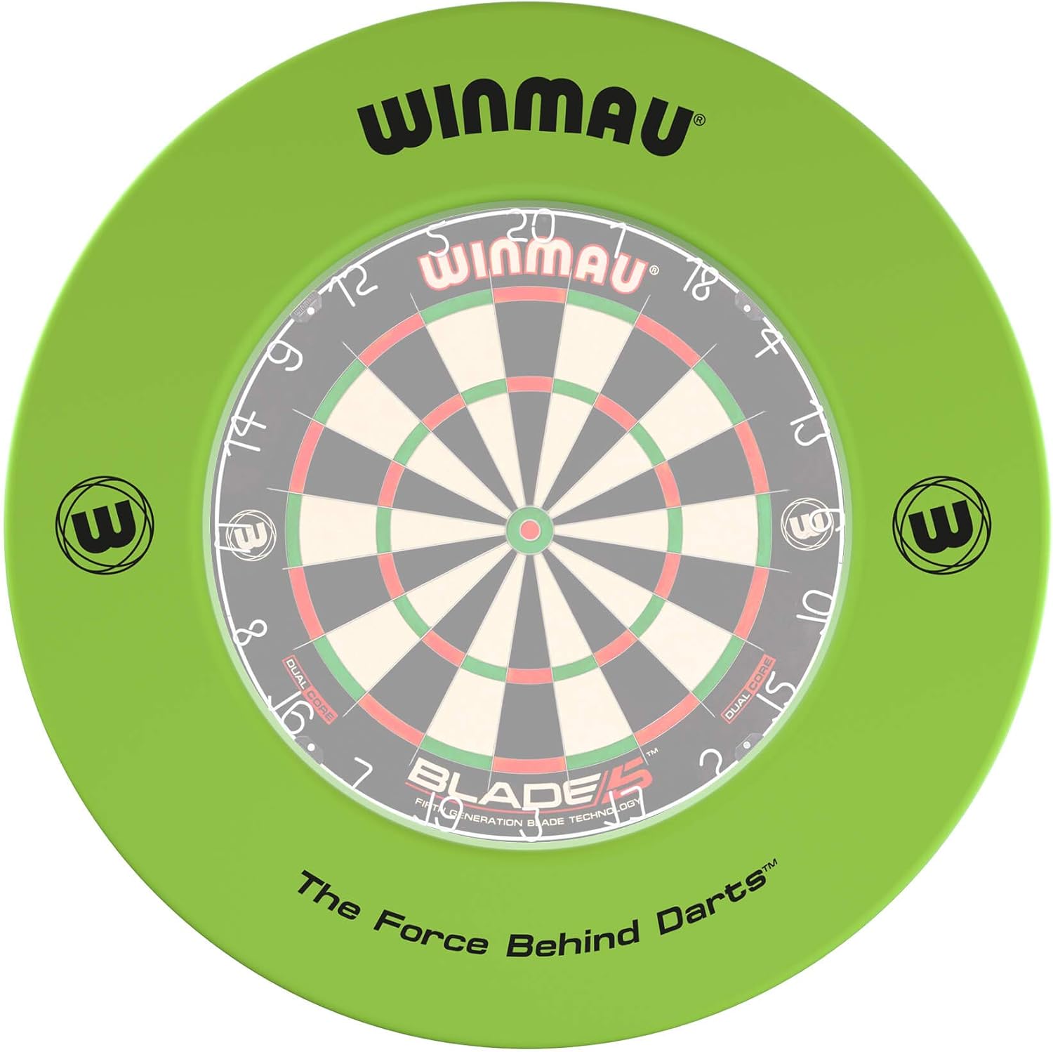 WINMAU Printed Dartboard Surrounds Green