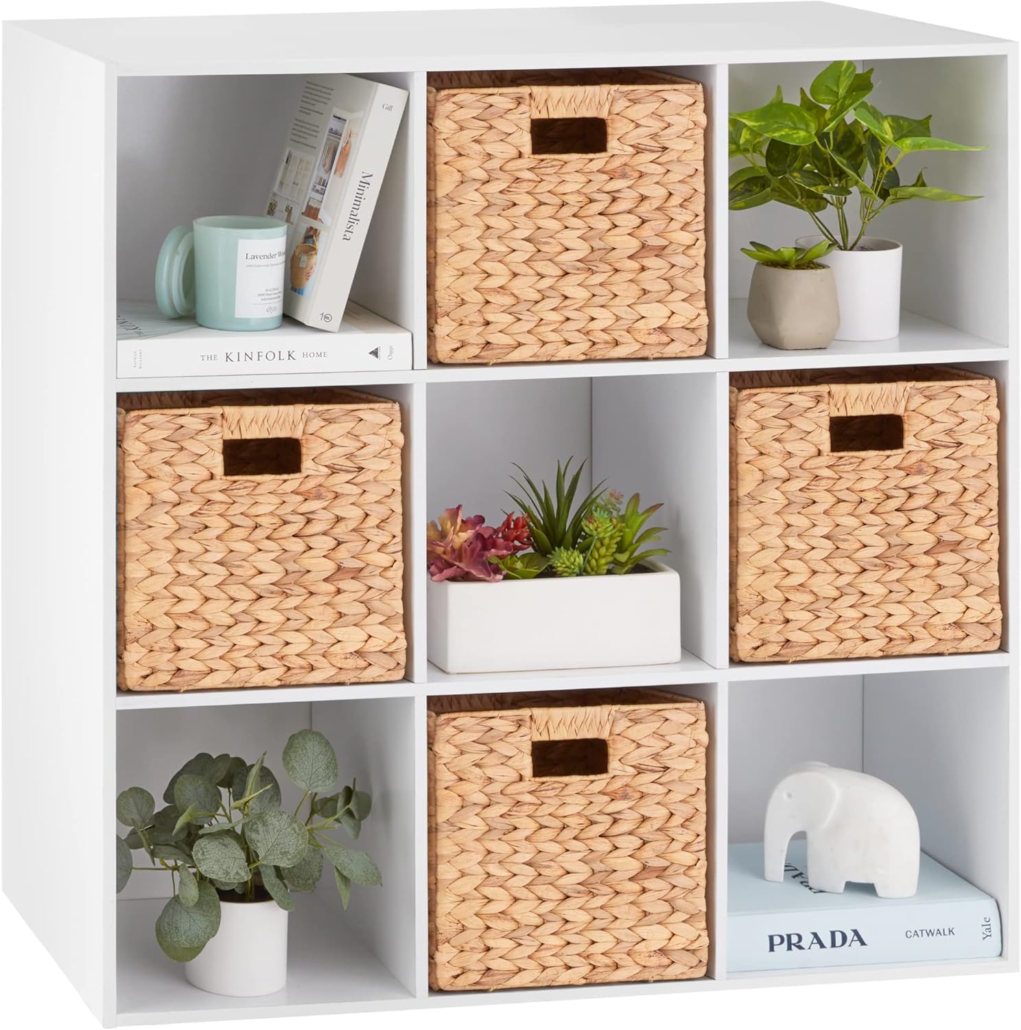 Best Choice Products 9-Cube Storage Organizer, 11in Shelf Opening, Bookcase, Dis...