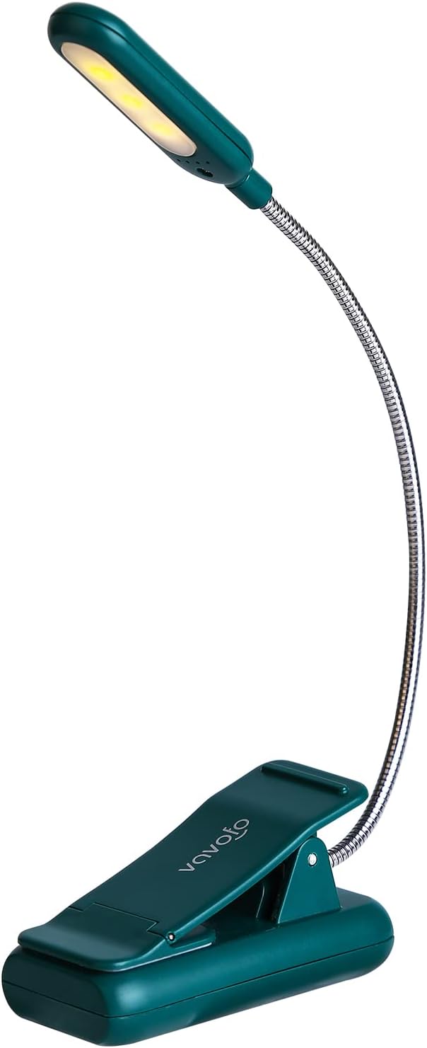 VAVOFO Rechargeable Book Light for Reading in Bed Kids, 7 LED Reading Light with...