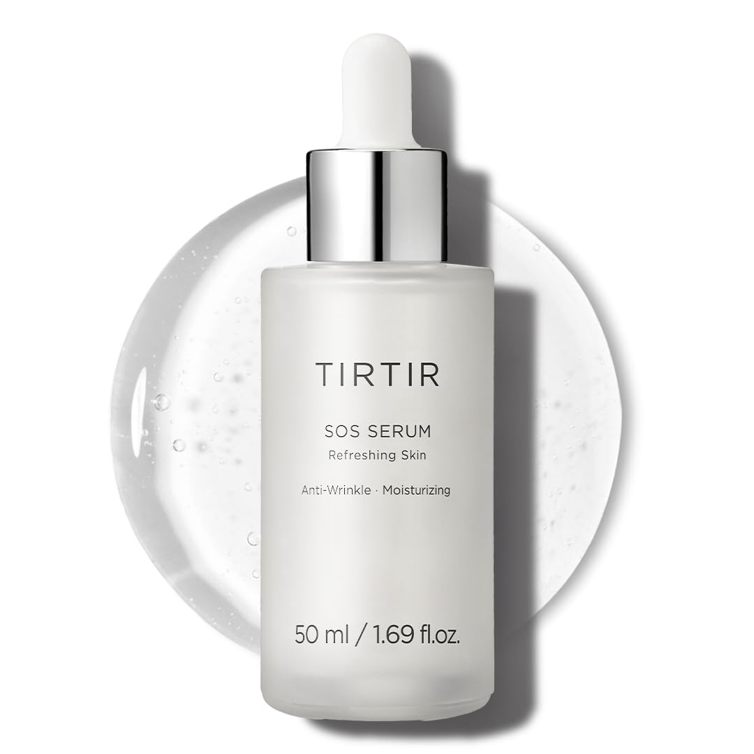 TIRTIR SOS Serum - Radiant Glow Boosting Face Serum - Plumping, Anti Aging, Hydr...