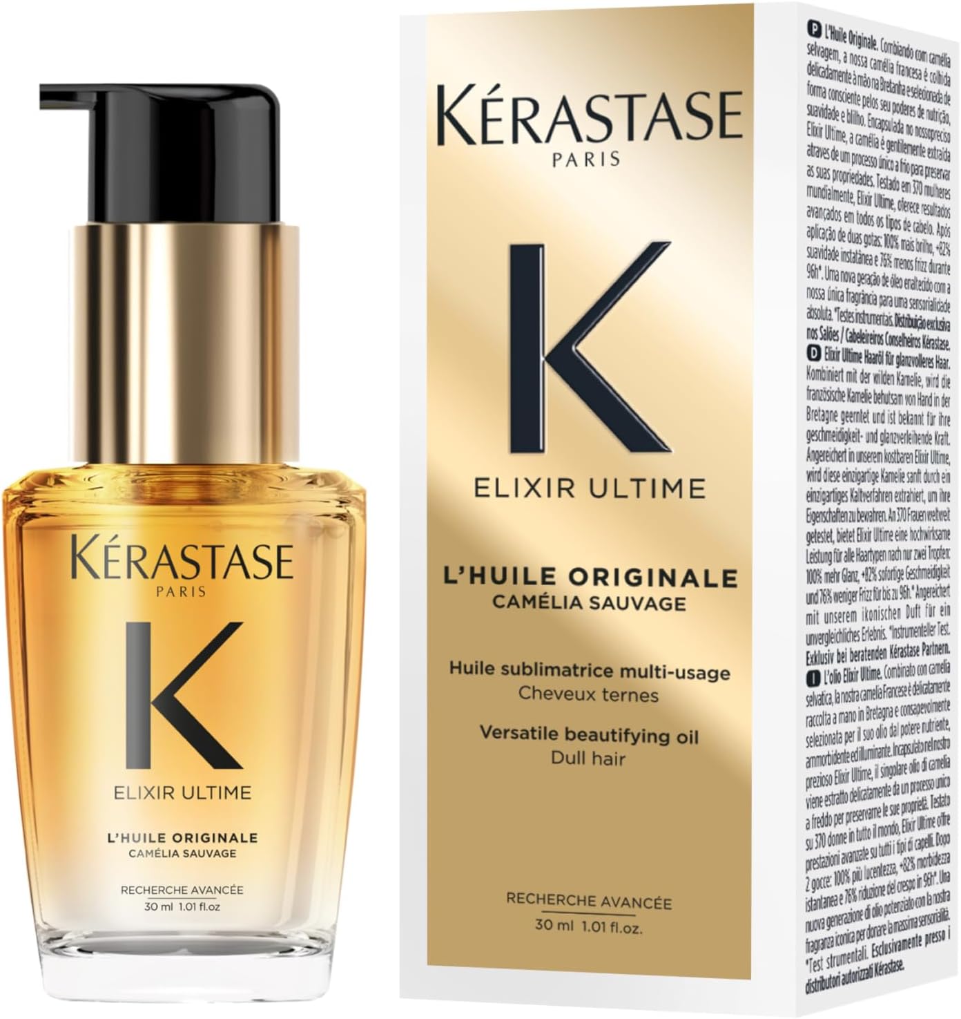 Kérastase Elixir Ultime Hair Oil, For all hair types, Nourishes Dull Hair, Stren...