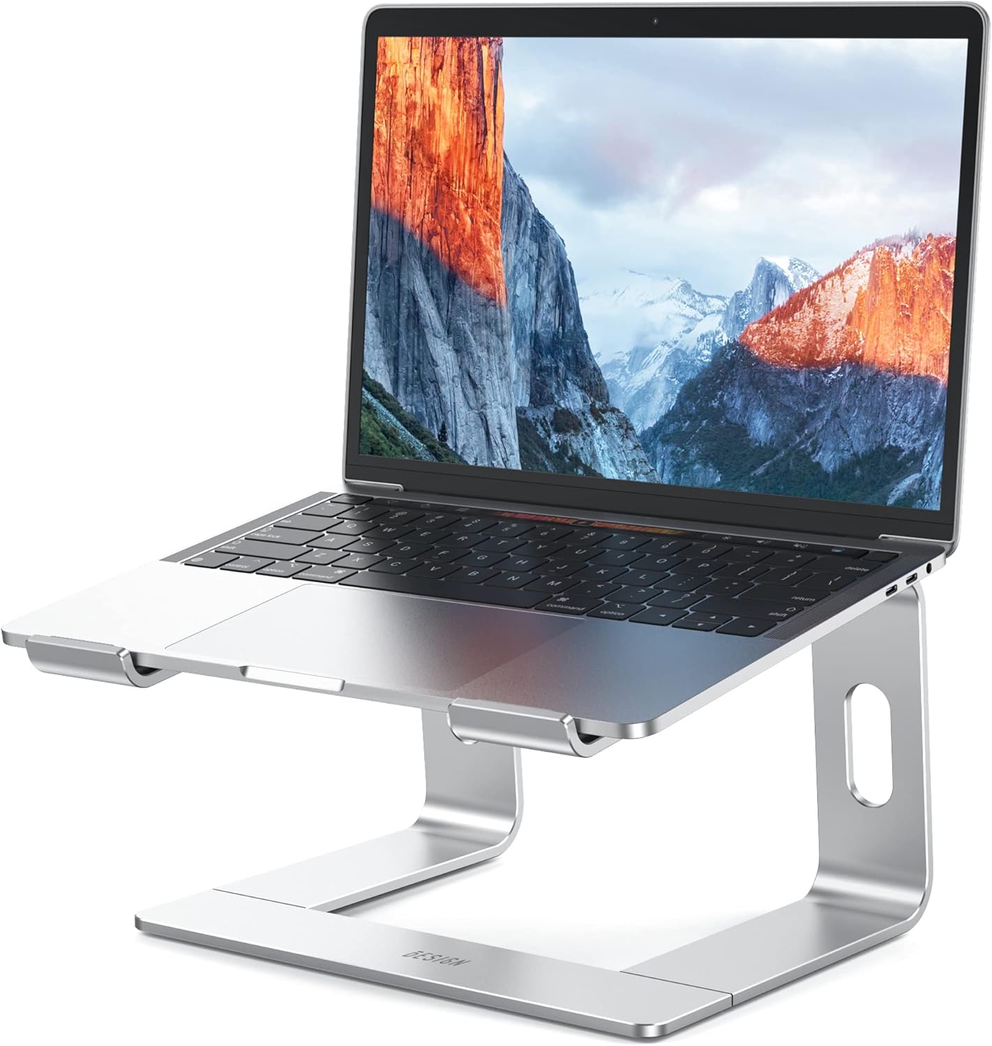 BESIGN LS03 Aluminum Laptop Stand, Ergonomic Detachable Computer Stand, Riser Ho...