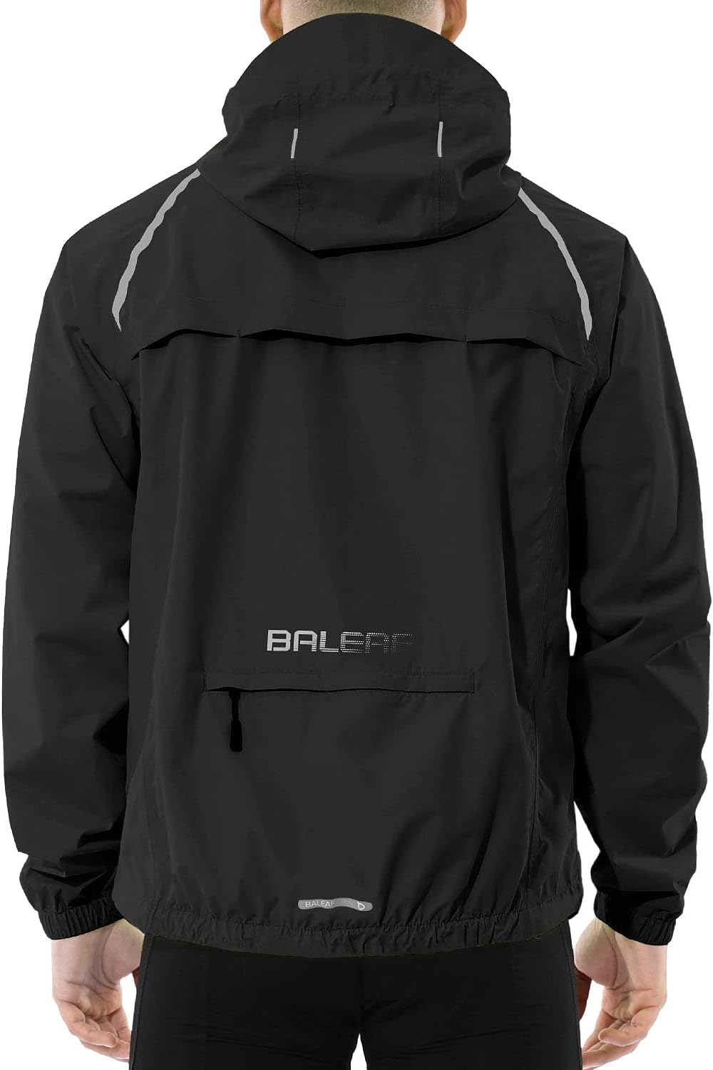 BALEAF Men's Rain Jacket Waterproof Windbreaker Running Cycling Golf Hiking Gear...