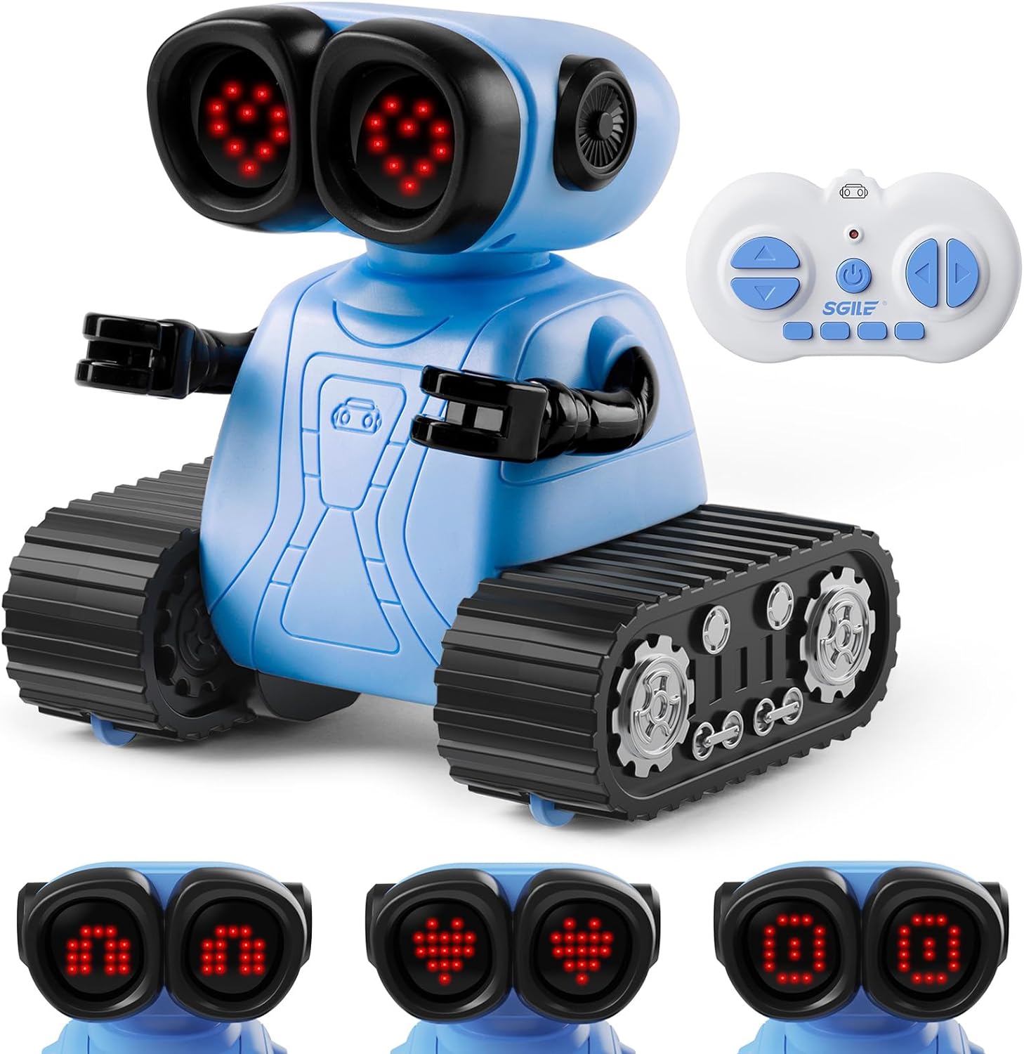 SGILE Emotional Remote Control Rc Robot Toys, Interactive Robot With Many Types...