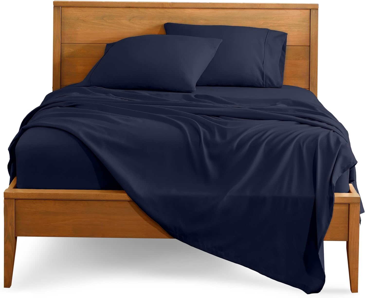 Bare Home Full Sheet Set - Luxury 1800 Ultra-Soft Microfiber Full Bed Sheets - D...