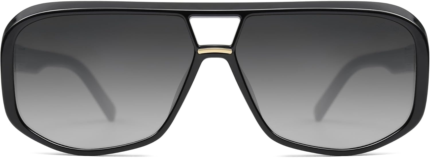 SOJOS Oversized Aviator Sunglasses Womens Trendy 70s Retro Polarized Trendy Wome...