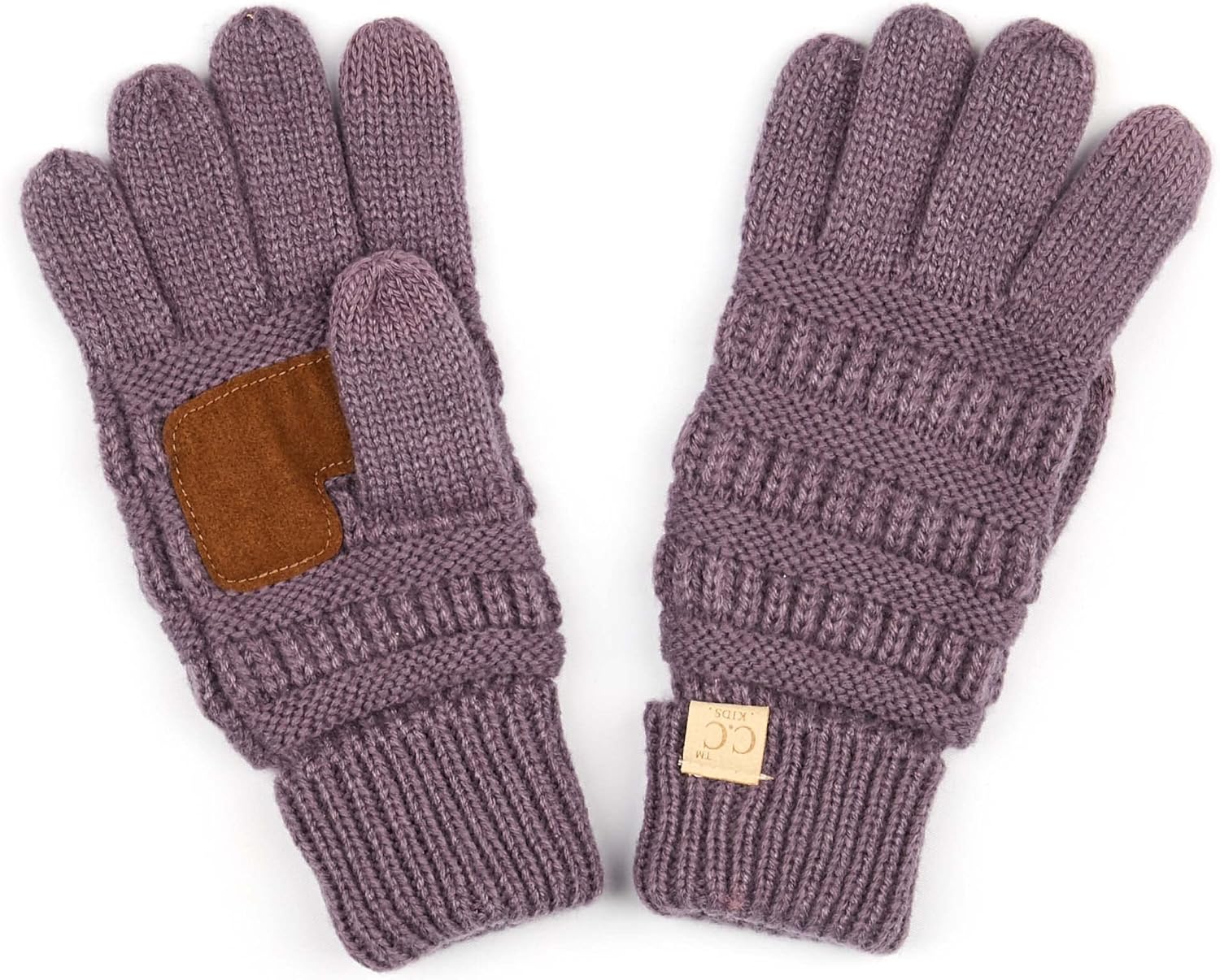 Funky Junque Girls Touchscreen Gloves Warm Soft Stretchy Knit Kid Unisex Gloves...