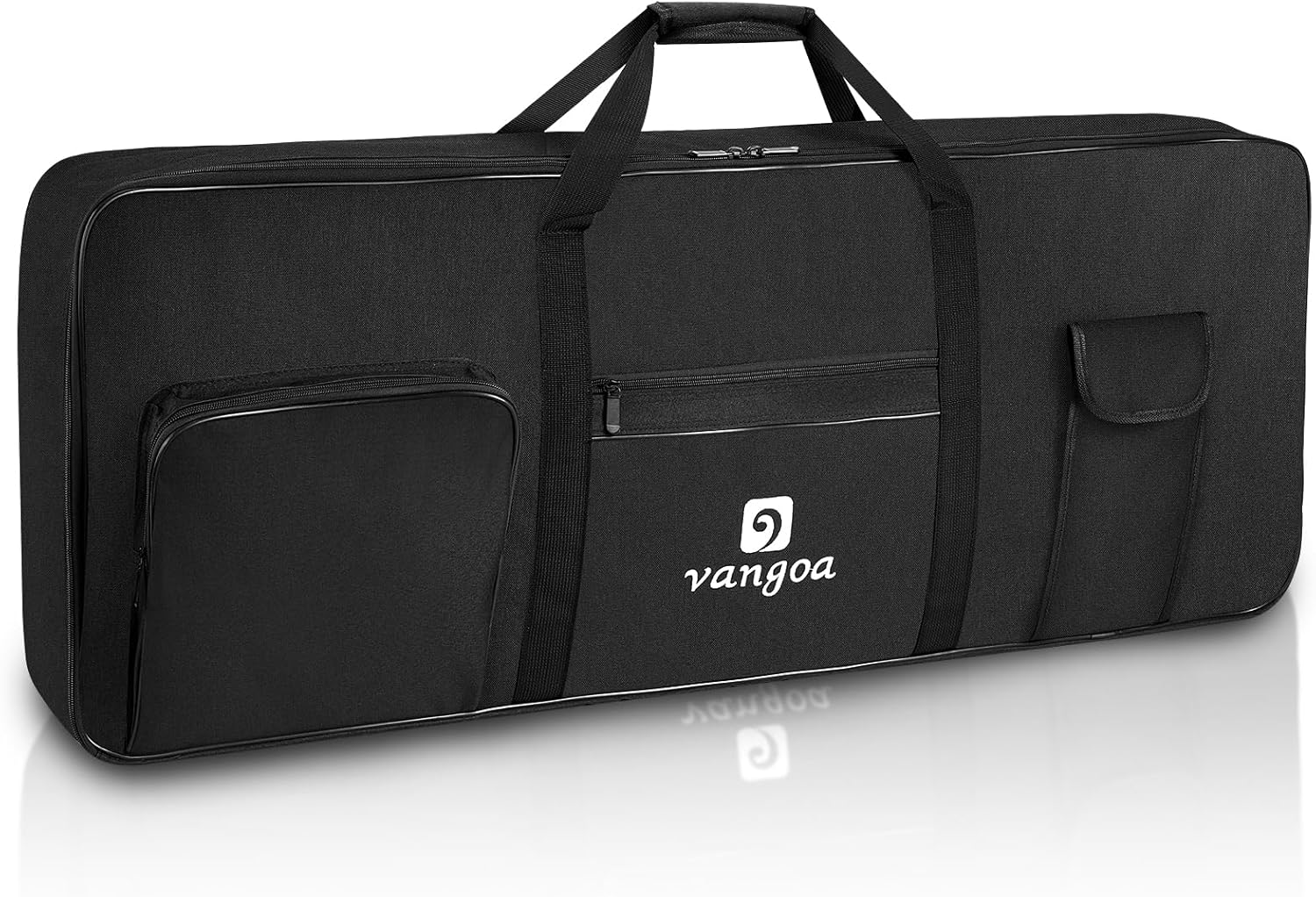 61 Key Keyboard Case, Electric Keyboard Piano Gig Bag Portable 40"x16"x6" Waterp...