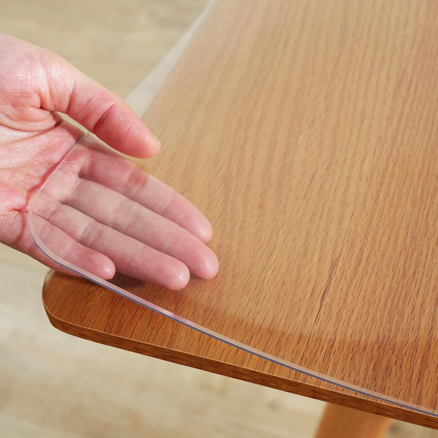 Warmstar Clear Table Protector 2mm Thick, 32x 72 Inch Clear Table Cover Protecto...