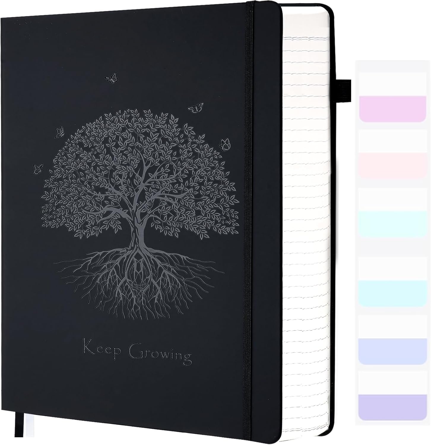 Leather Journal, 7" x 10" Hardcover College Ruled Notebook Journal for Women Men...