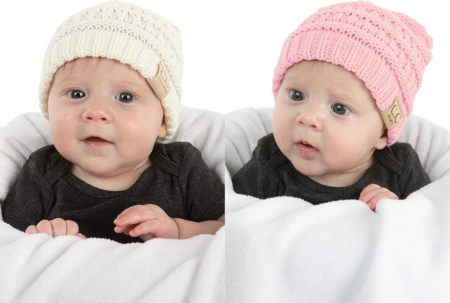 Funky Junque Exclusives Baby Beanie Infant Skull Cap Knit Warm Soft Winter Hat 2...