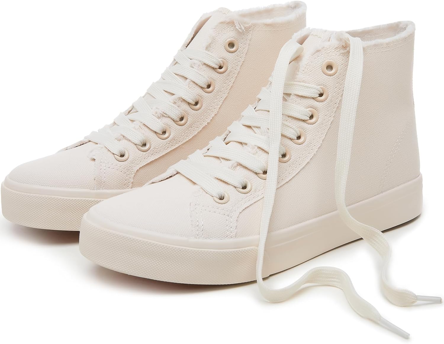 hash bubbie Unisex Canvas High top Sneakers Women's Classic Fashion High Tops Ca...