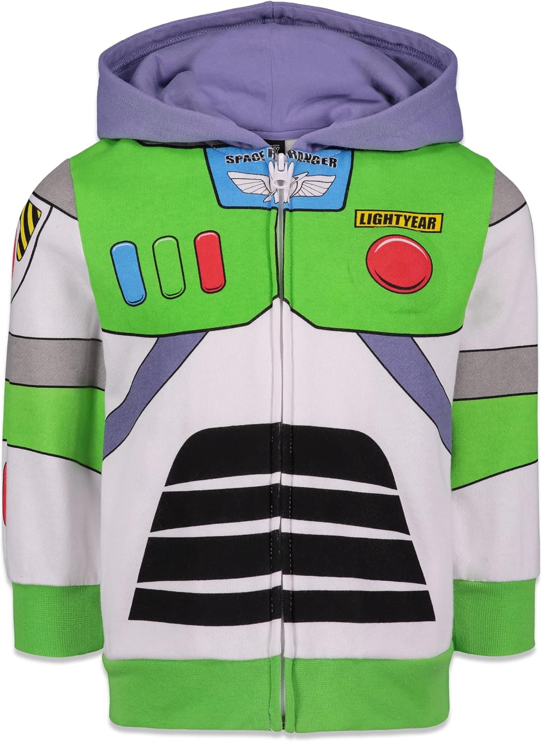 Disney Pixar Toy Story Fleece Zip Up Hoodie Toddler to Big Kid Sizes (2T - 10-12...