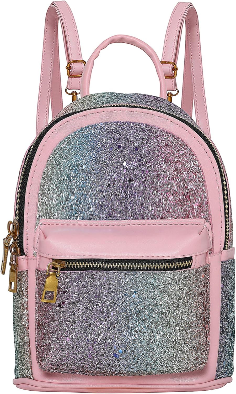 Girls Bling Mini Travel Backpack Kids Children School Bag Satchel Purses Daypack...