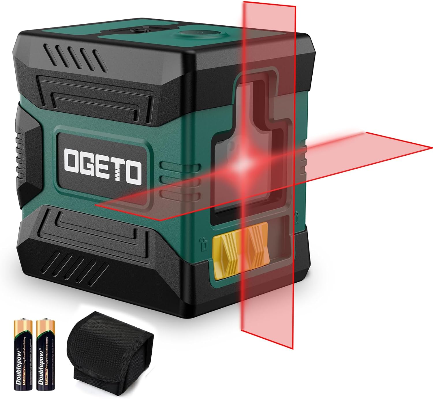 Laser Level,OGETO LLR1 IP54 Laser Level Line with Manual/Self-Leveling Mode Hori...