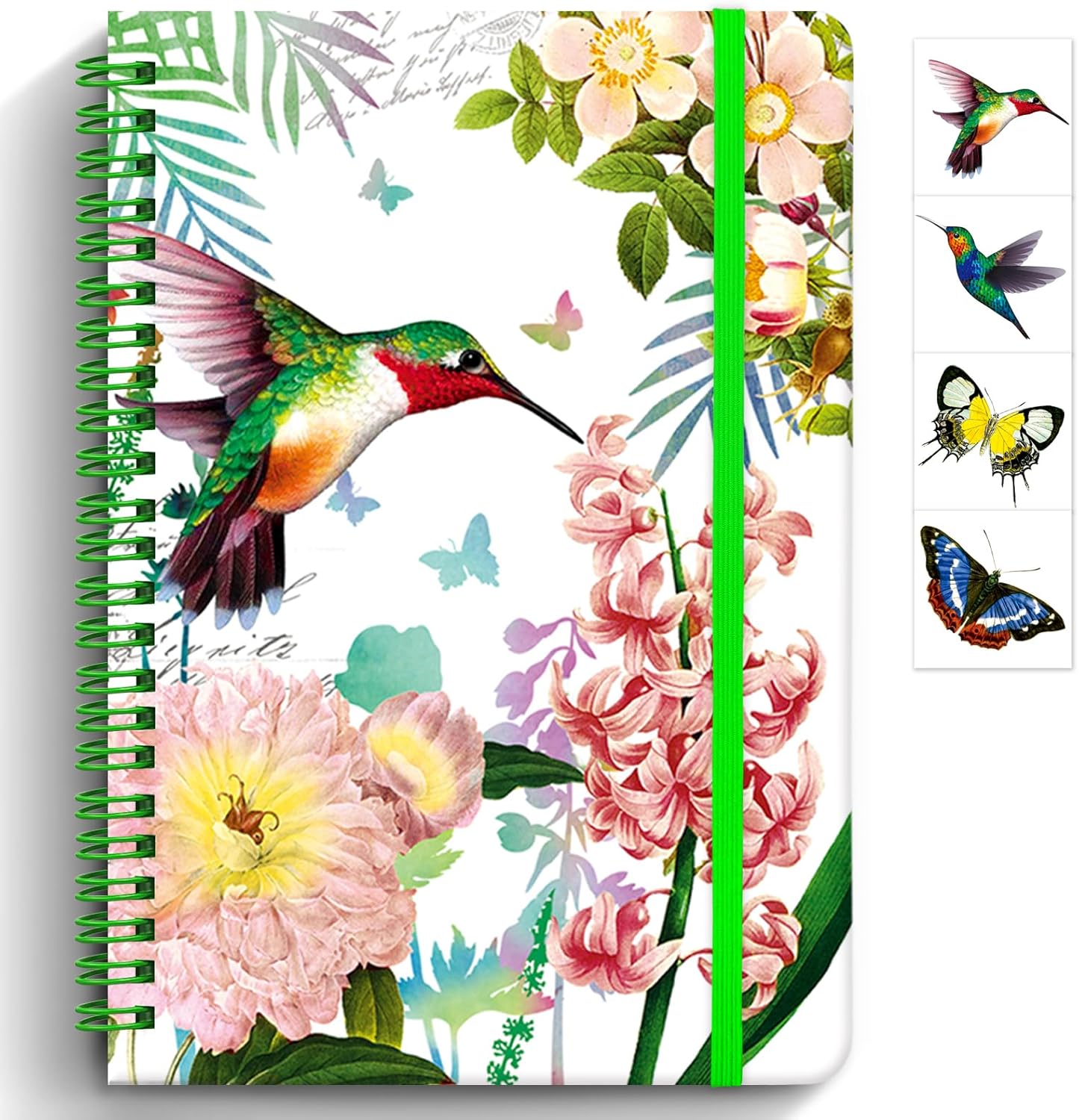 Small Journal for Girls, 5.7'' x 8.25'', 160 Pages – Cute Spiral Diary, Kids Wri...