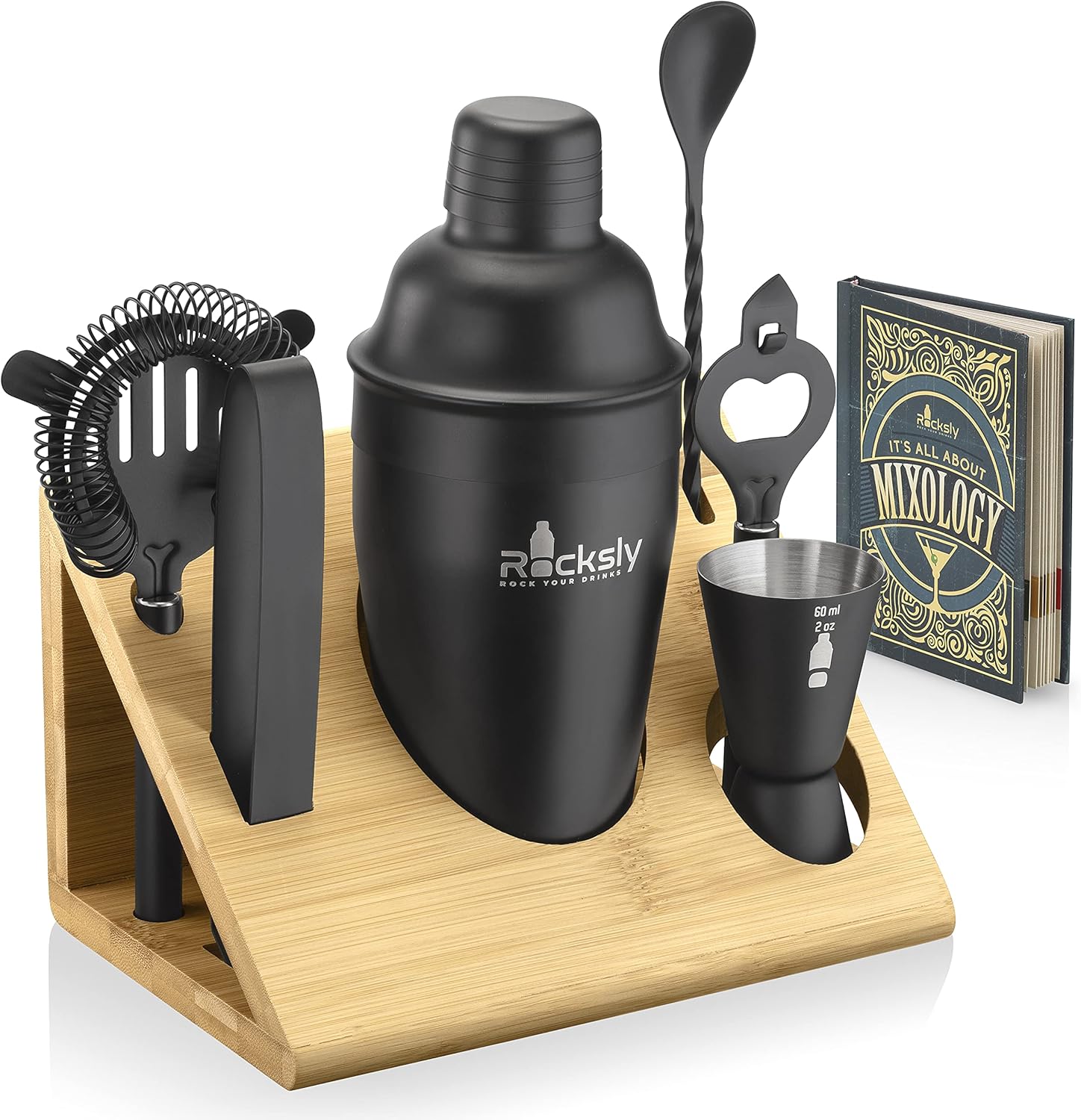 Mixology Bartender Kit and Cocktail Shaker Set for Drink Mixing | Mixology Set w...