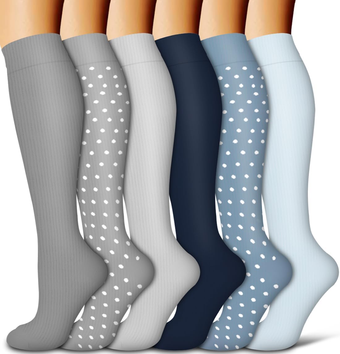 COOLOVER Compression Socks for Women and Men - Best for Circulation, Running, At...