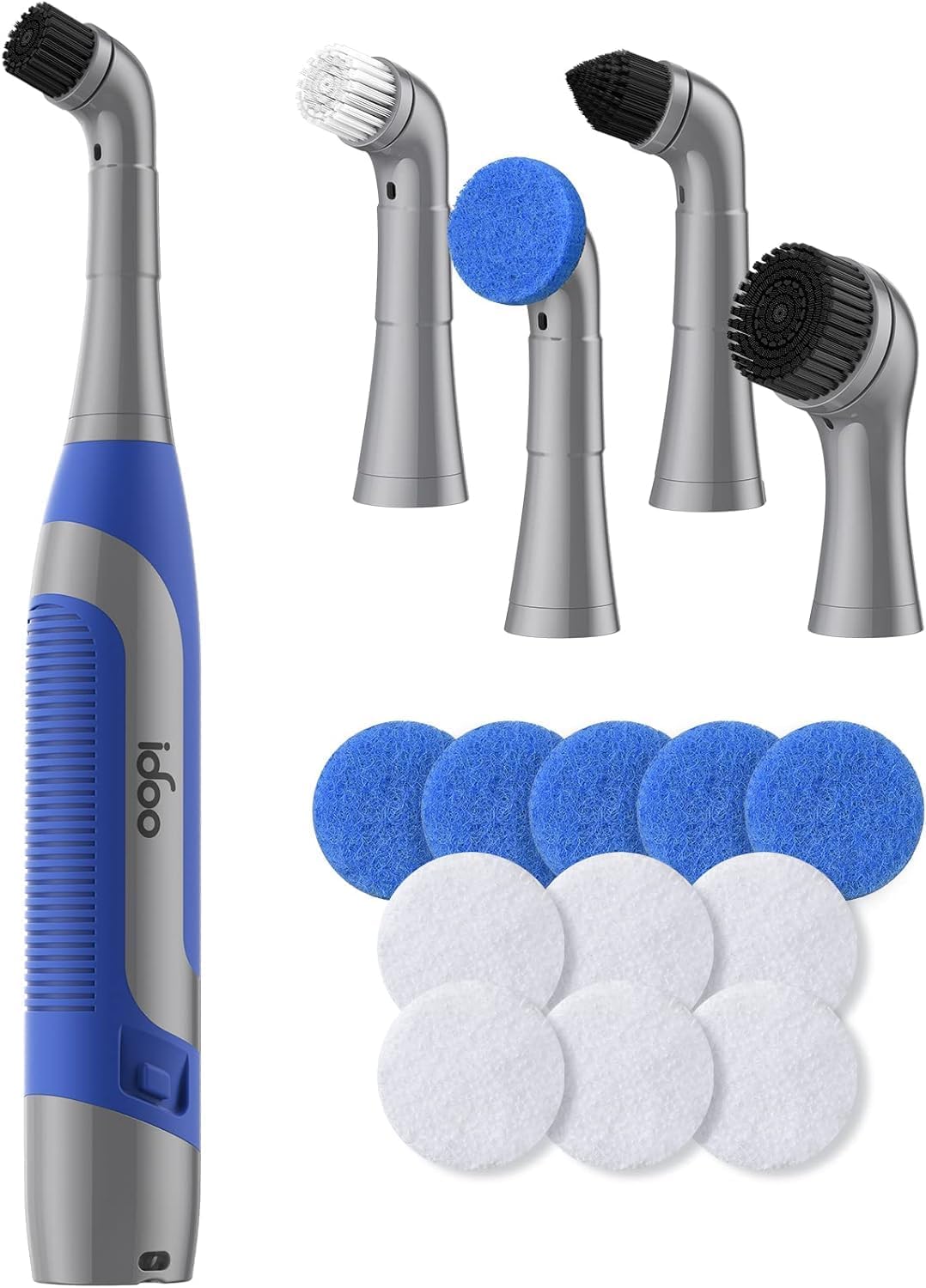 iDOO Electric Cleaning Brush, Cordless Electric Scrubbing Brush Power Scrubber w...