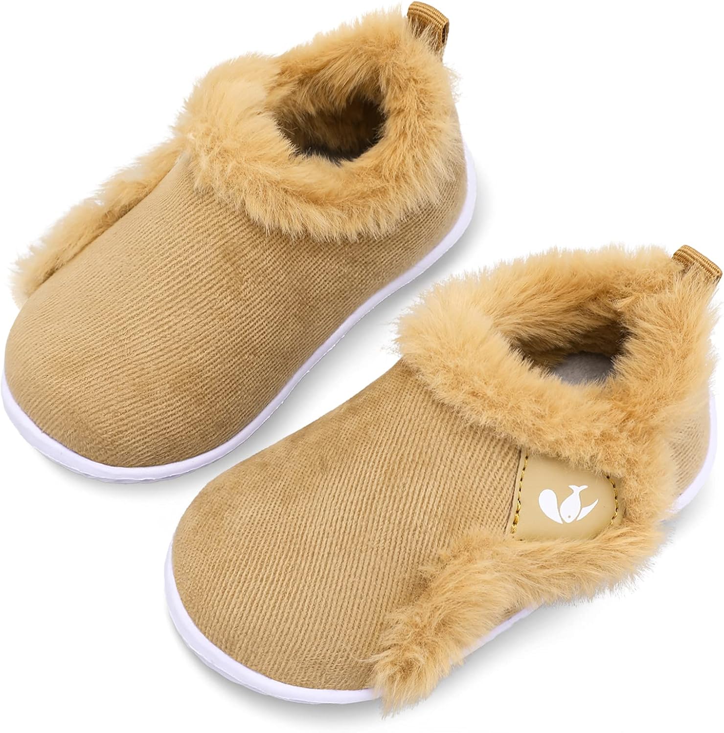 JIASUQI Kids Girls Boys Winter Warm Cozy Plush House Slippers Shoes Toddlers Fur...