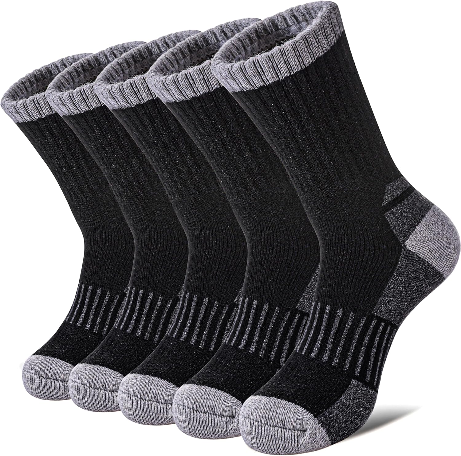 MQELONG Merino Wool Socks for Women Hiking Thermal Winter Thick Warm Cozy Boot S...