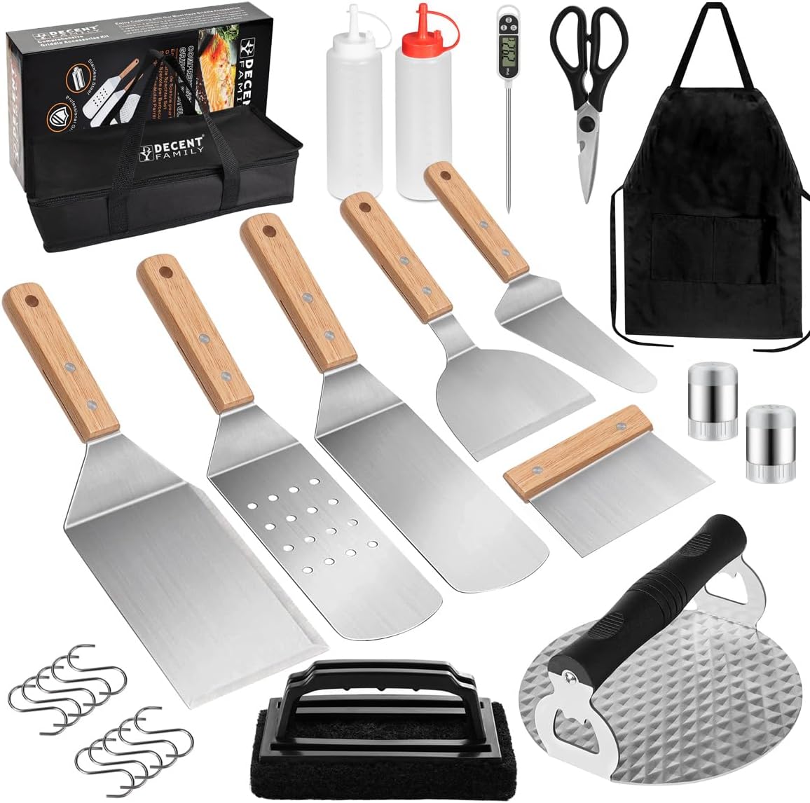 26PCS Griddle Accessories Kit, Upgrade Flat Top Grill Accessories Set for Blacks...