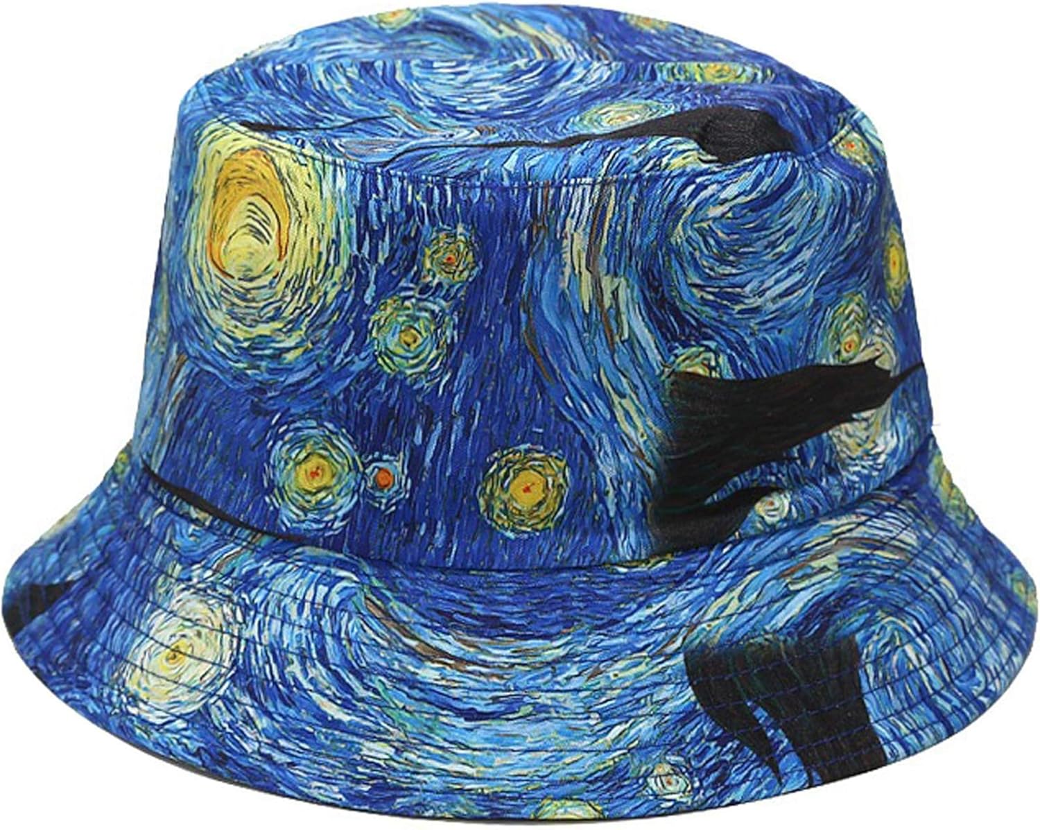 Flower Reversible Bucket Hat Cotton Summer Travel Beach Sun Hats Emboridery for...