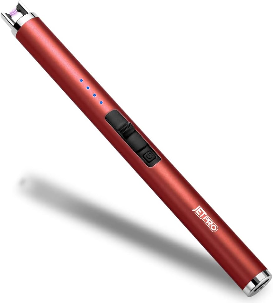 USB Rechargeable Candle Lighter Electronic Arc Lighter Windproof Flameless with...