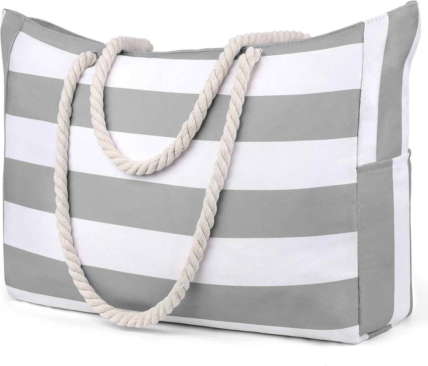 KPX Large Beach Bags Pool Bag, Zippered Beach Tote Bags, Cute Girls Oversized Sw...