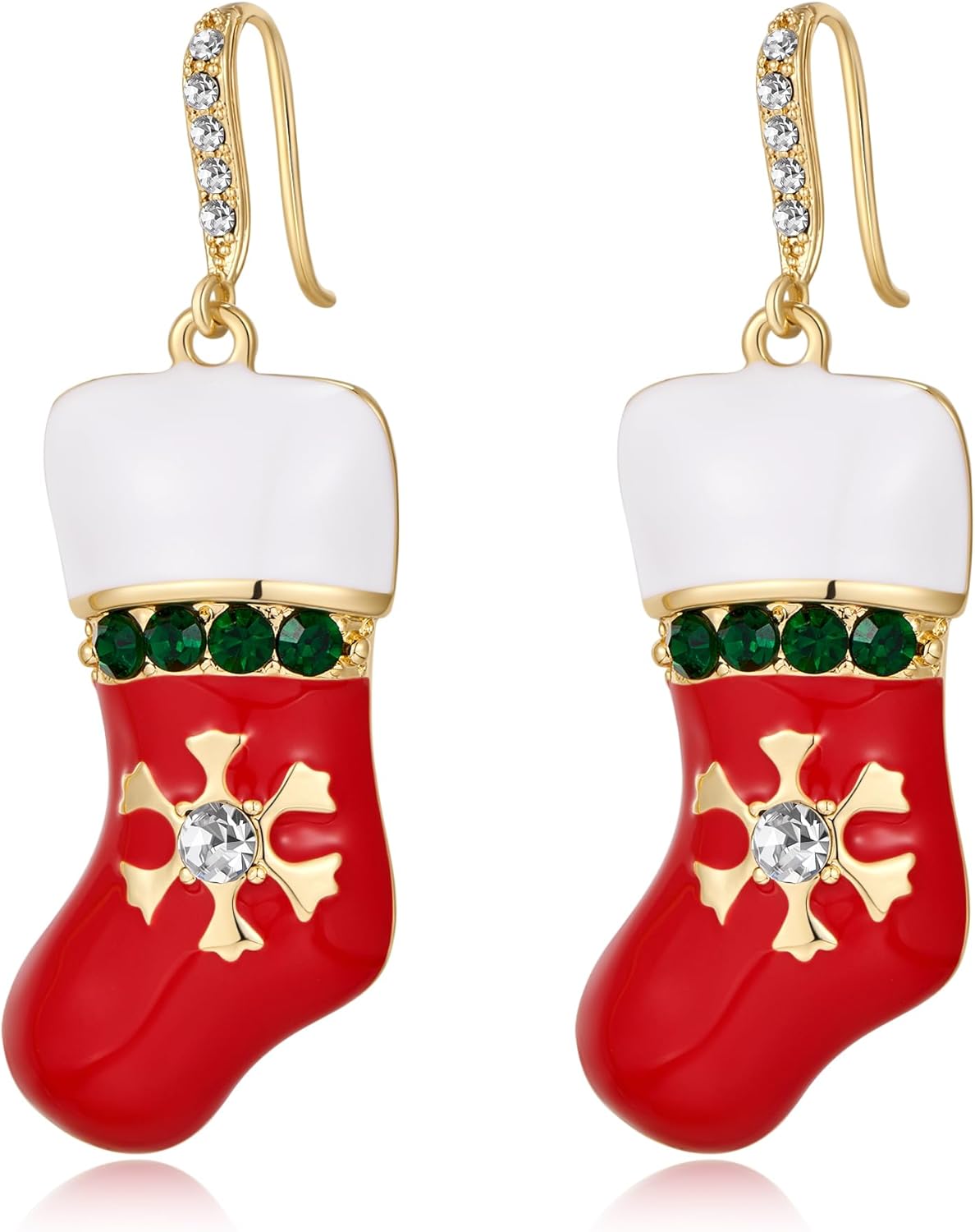 Christmas Earrings for Women | Bow Wreath | Christmas Stockings | Christmas Tree...