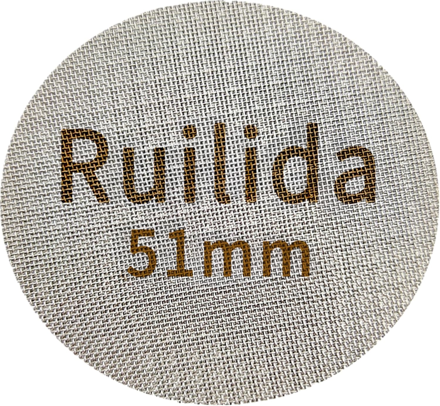 Espresso Puck Screen 51mm, Reusable 1.7mm Thickness 150μm 316 Stainless Steel Pr...
