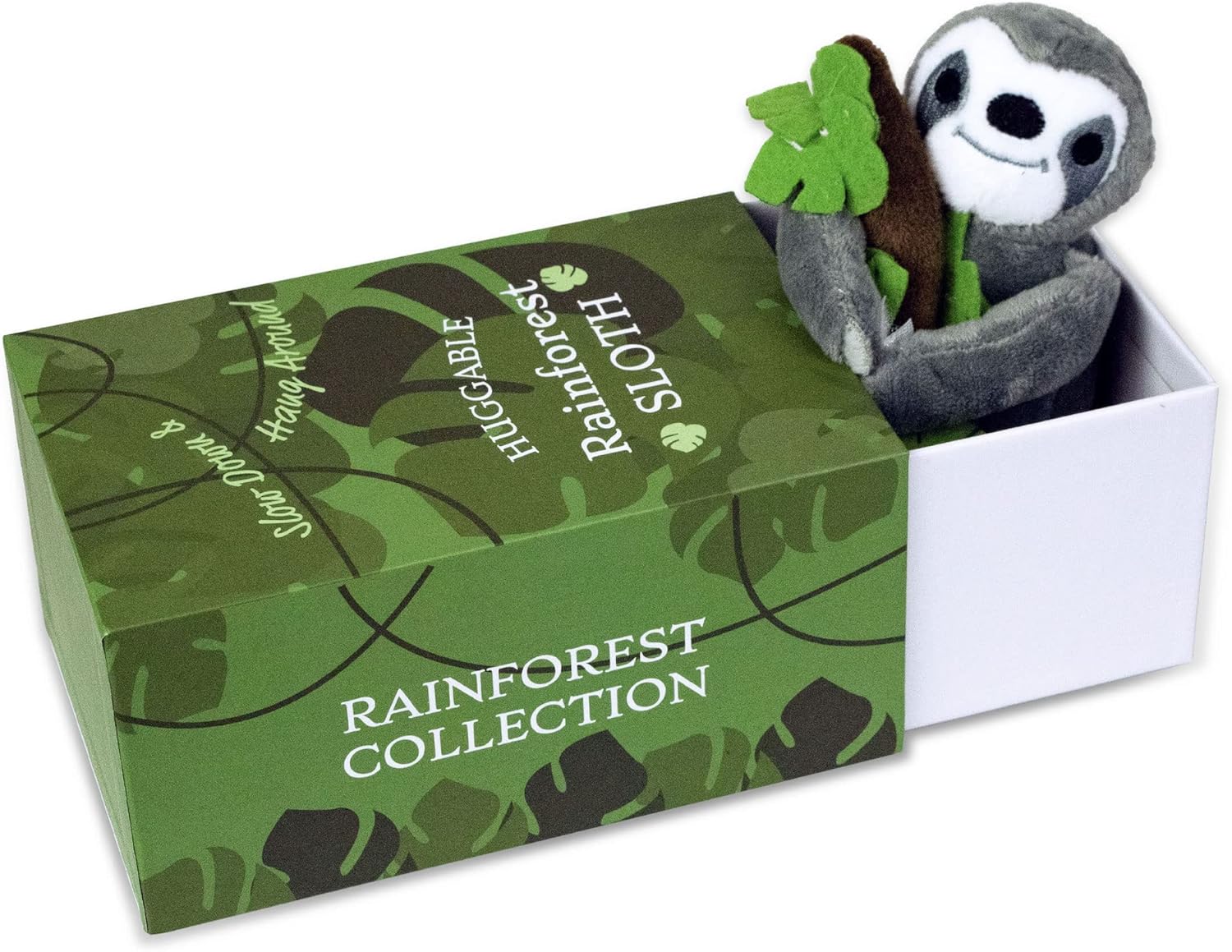 Animals in Boxes - 'Sam The Sloth' Playset with Stuffed Sloth & Accessories Sam...
