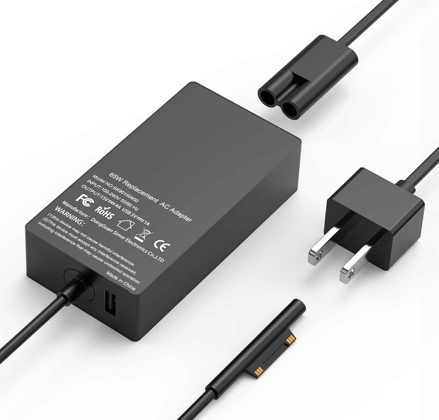 Replacement for Microsoft Surface Charger,65W Surface Pro Charger,Compatible wit...