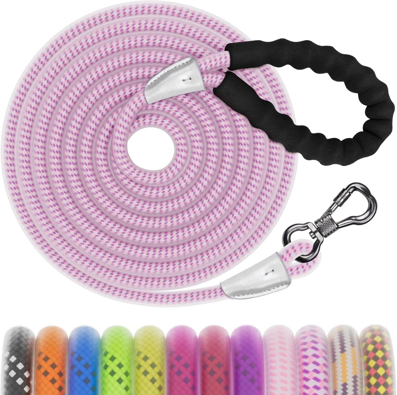 Kdsvakd Training Dog Lead, 4.5m/15ft Waterproof Long Dog Lead with Swivel Lockab...