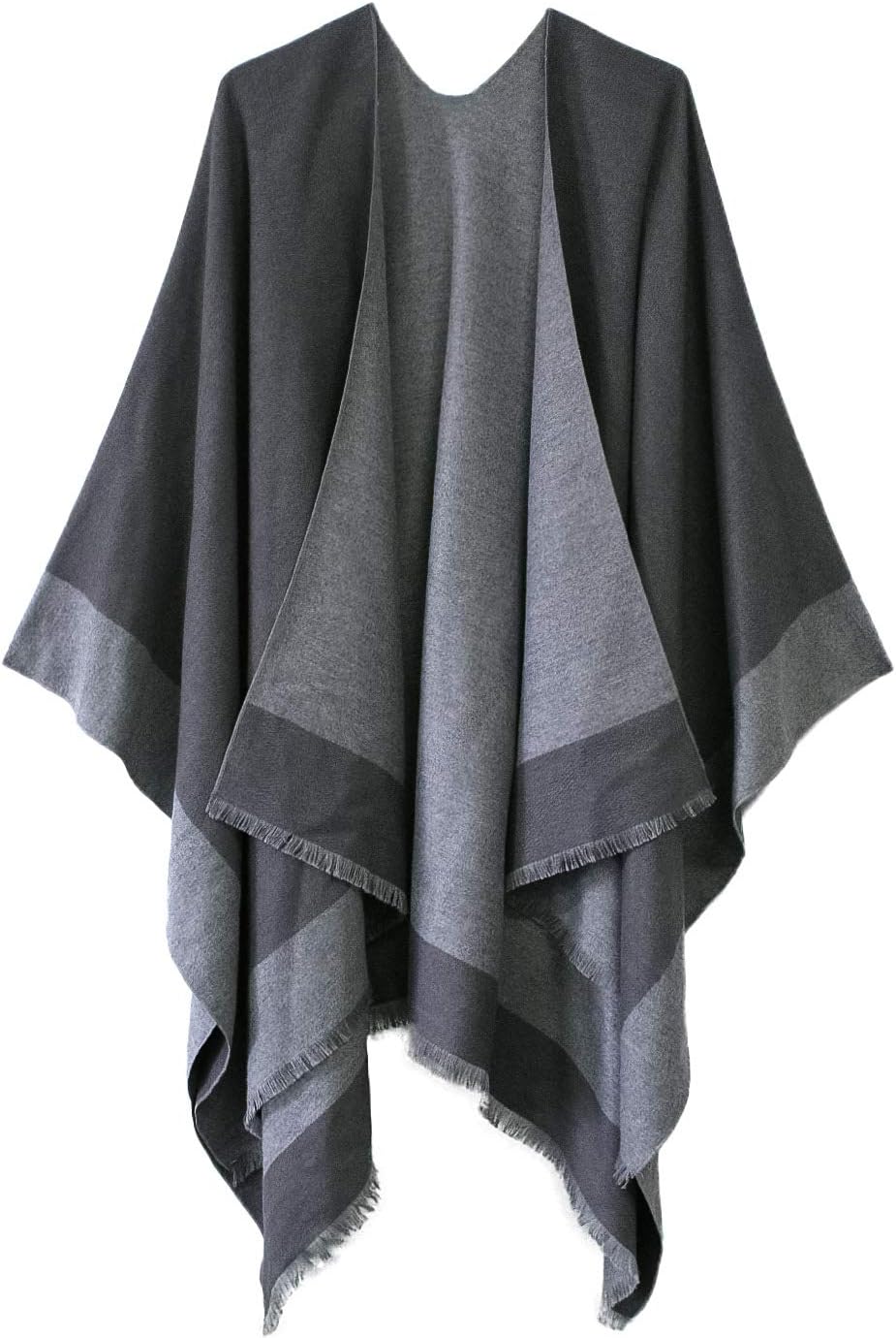 Urban CoCo Women's Shawl Wrap Poncho Ruana Cape Cardigan Open Front Coat for Fal...