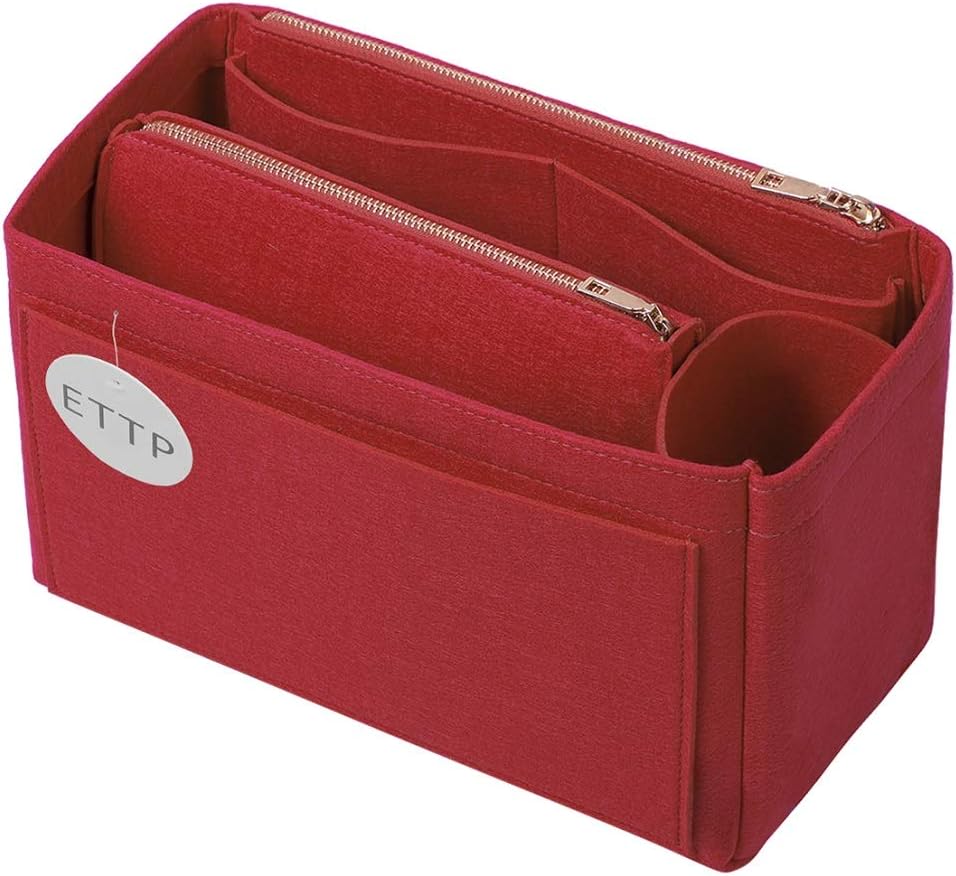 Purse Organizer, Felt Bag Organizer Insert Purse Organizer For LV Speedy, Neverf...